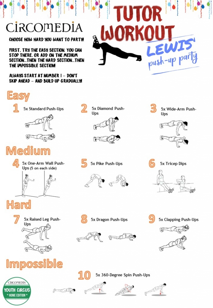 Activity Pack 3 Push-Up Party